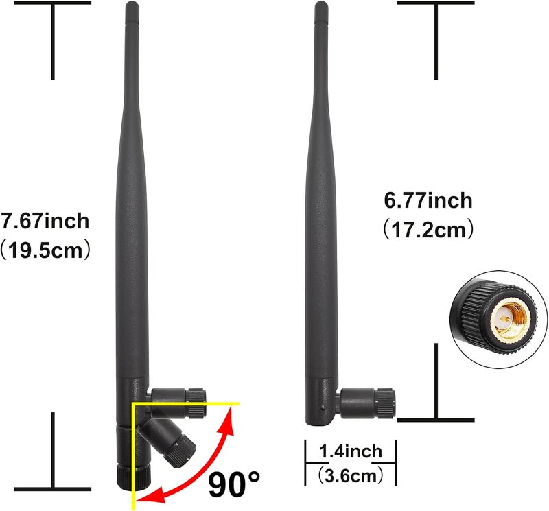 Tenmory 915MHz LoRa Antenna Indoor 3dBi Gain Omni SMA Male - Image 2